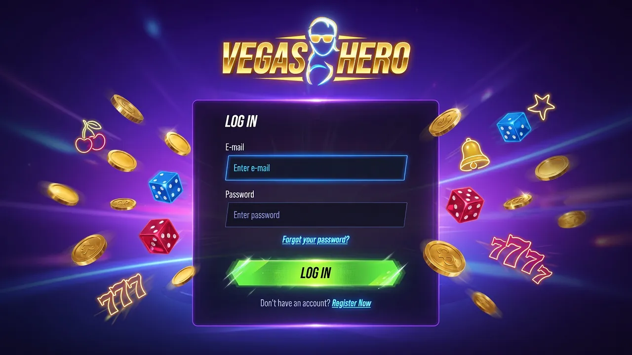 login vegas hero