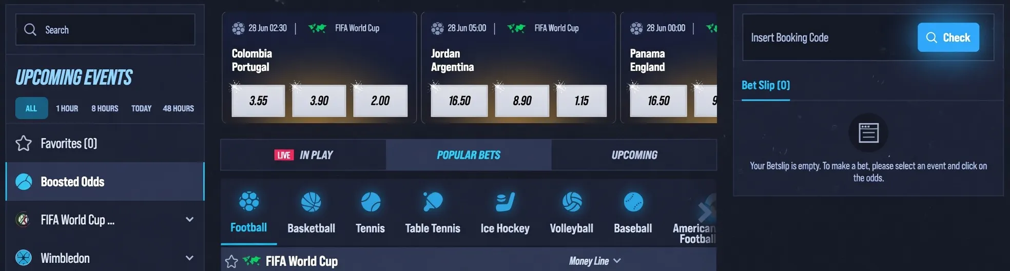 sport vegas Hero
