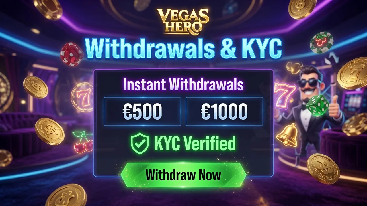 withdrawals vagas hero casino